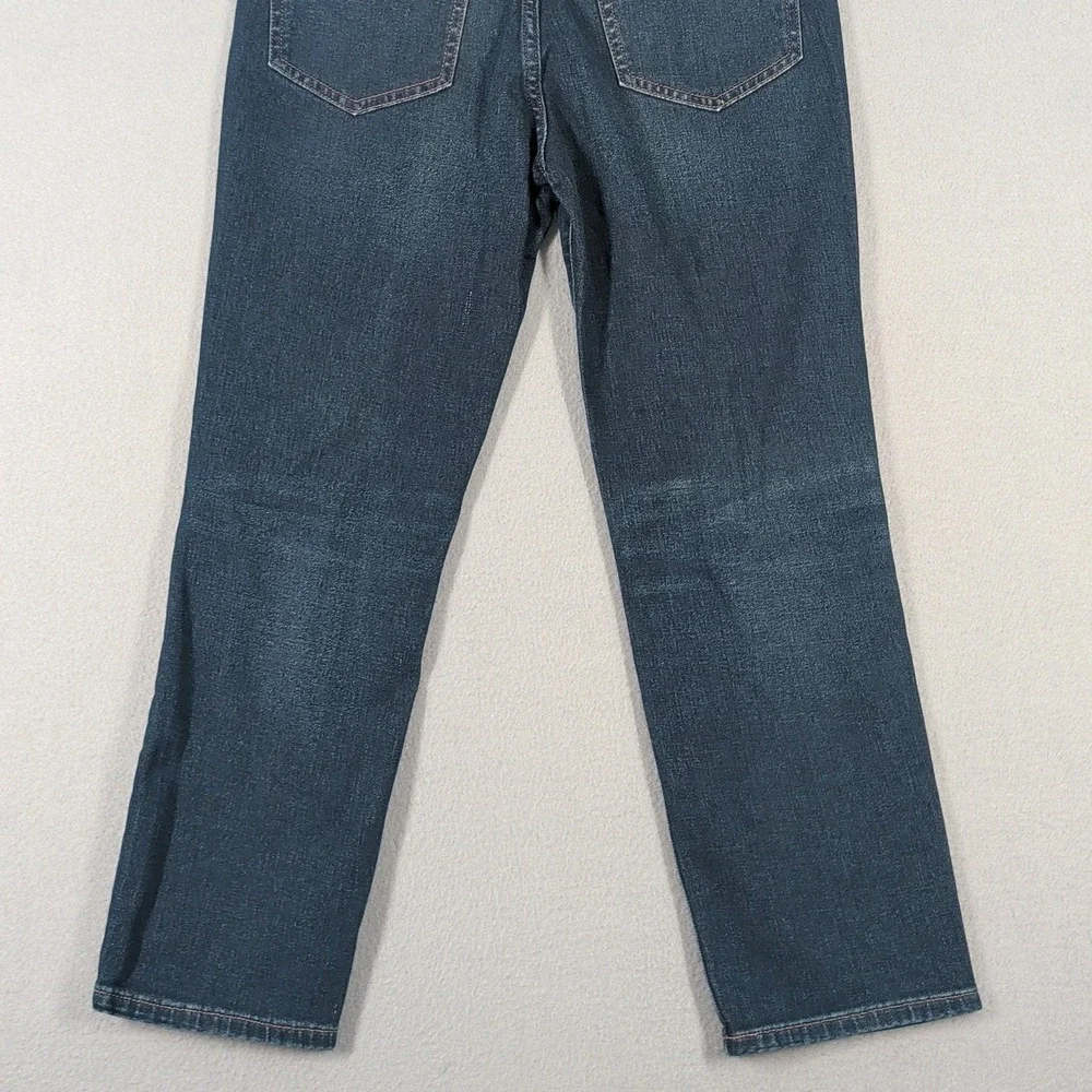 Express Slim High Rise Jeans Womens 2S‎ Dark Wash Distressed Denim Skinny